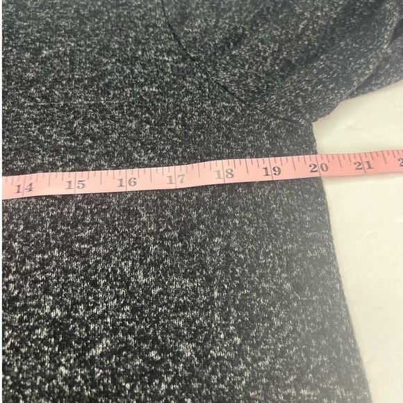 Vera Wang Charcoal Gray Bell Long Sleeve Mock Layered Sweater MEDIUM - Picture 5 of 7